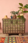 Vintage Rajasthani Wheel Chest