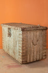 Vintage Rajasthani Blue Wheel Chest