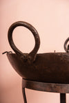 Vintage Fire Bowl With Rack -03