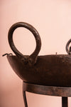 Vintage Fire Bowl With Rack - 03
