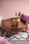 Wooden Vintage Grinder Table - 17