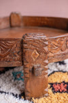 Wooden Vintage Grinder Table - 17