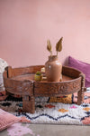Wooden Vintage Grinder Table - 17