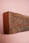 Vintage Carved Wood Panel