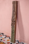 Vintage Carved Wood Panel