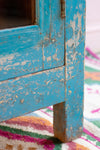 Blue Wooden Two Door Cabinet