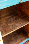 Blue Wooden Two Door Cabinet