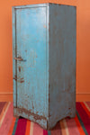 Vintage Blue Metal Locker