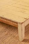 Cream Vintage Low Coffee Table