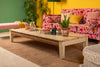 Cream Vintage Low Coffee Table