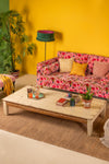 Cream Vintage Low Coffee Table
