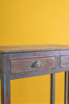 Blue Vintage Console Table