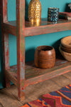 Vintage Red Baker Shelf