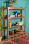 Vintage Red Baker Shelf
