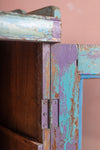 Vintage Blue Glazed Cabinet