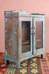 Vintage Blue Glazed Cabinet
