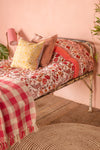 Vintage Cream Metal Bed