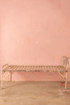 Vintage Cream Metal Bed