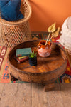 Wooden Vintage Grinder Table - 01