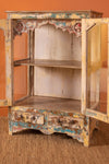 Ornate Vintage Glazed Cabinet
