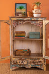Ornate Vintage Glazed Cabinet