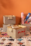 Grey Vintage Metal Storage Box