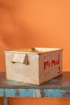 Grey Vintage Metal Storage Box
