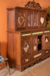 Vintage Dresser Unit with Mirrors & Tiles <p>W:170cm D:53cm H:206cm </p>