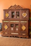 Vintage Dresser Unit with Mirrors & Tiles <p>W:170cm D:53cm H:206cm </p>