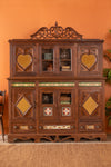Vintage Dresser Unit with Mirrors & Tiles <p>W:170cm D:53cm H:206cm </p>