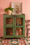 Green Vintage Glazed Cabinet