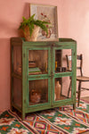Green Vintage Glazed Cabinet