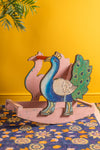 Decorative Vintage Peacock Rocker