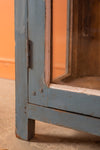 Vintage Slate Grey Display Cabinet