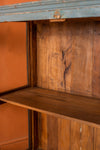 Vintage Slate Grey Display Cabinet
