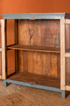 Vintage Slate Grey Display Cabinet