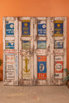 Vintage Four Panel Screen