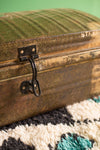 Vintage Green Iron Trunk