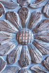 Antique Style Silver Carved Wall Panel