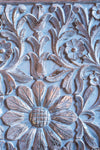 Antique Style Silver Carved Wall Panel