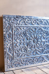 Antique Style Silver Carved Wall Panel