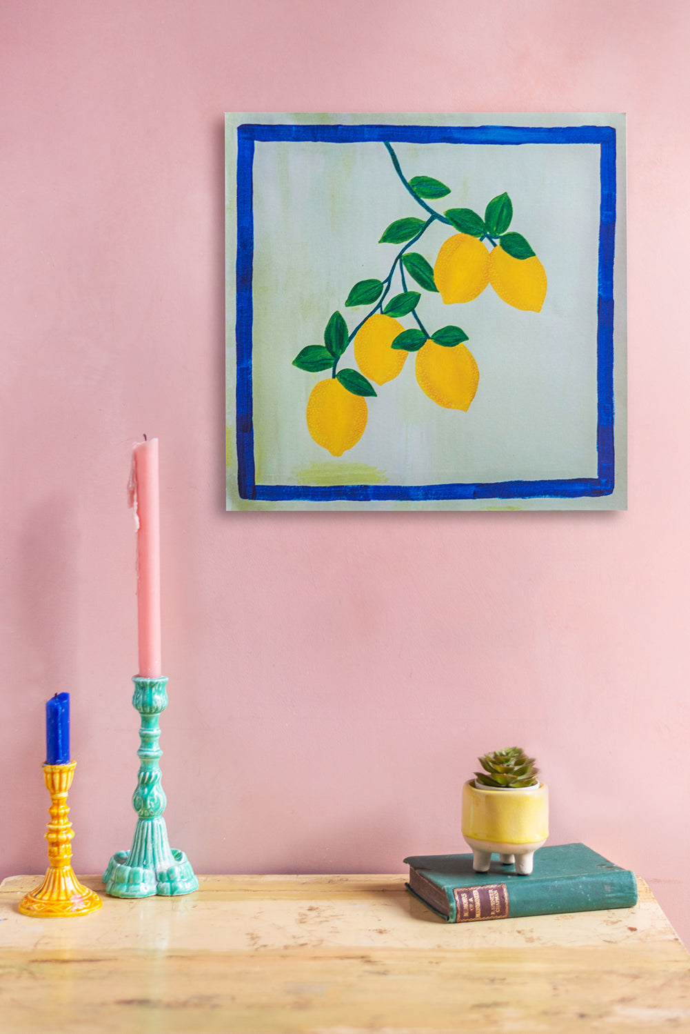 Lemons Square Print