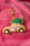Pink Car with Tree Decoration (Virgin Plastic Free)