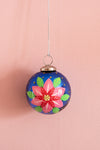 Set of Three Hand Painted Baubles