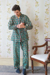 Bayou Hand Block Print Cotton Pyjamas