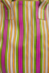 Green & Purple Striped Recycled Tote Bag
