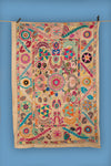 Suzani Embroidered Cotton Bedcover - 03