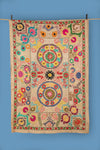 Suzani Embroidered Cotton Bedcover - 04