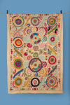 Suzani Embroidered Cotton Bedcover - 05
