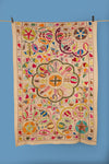 Suzani Embroidered Cotton Bedcover - 06